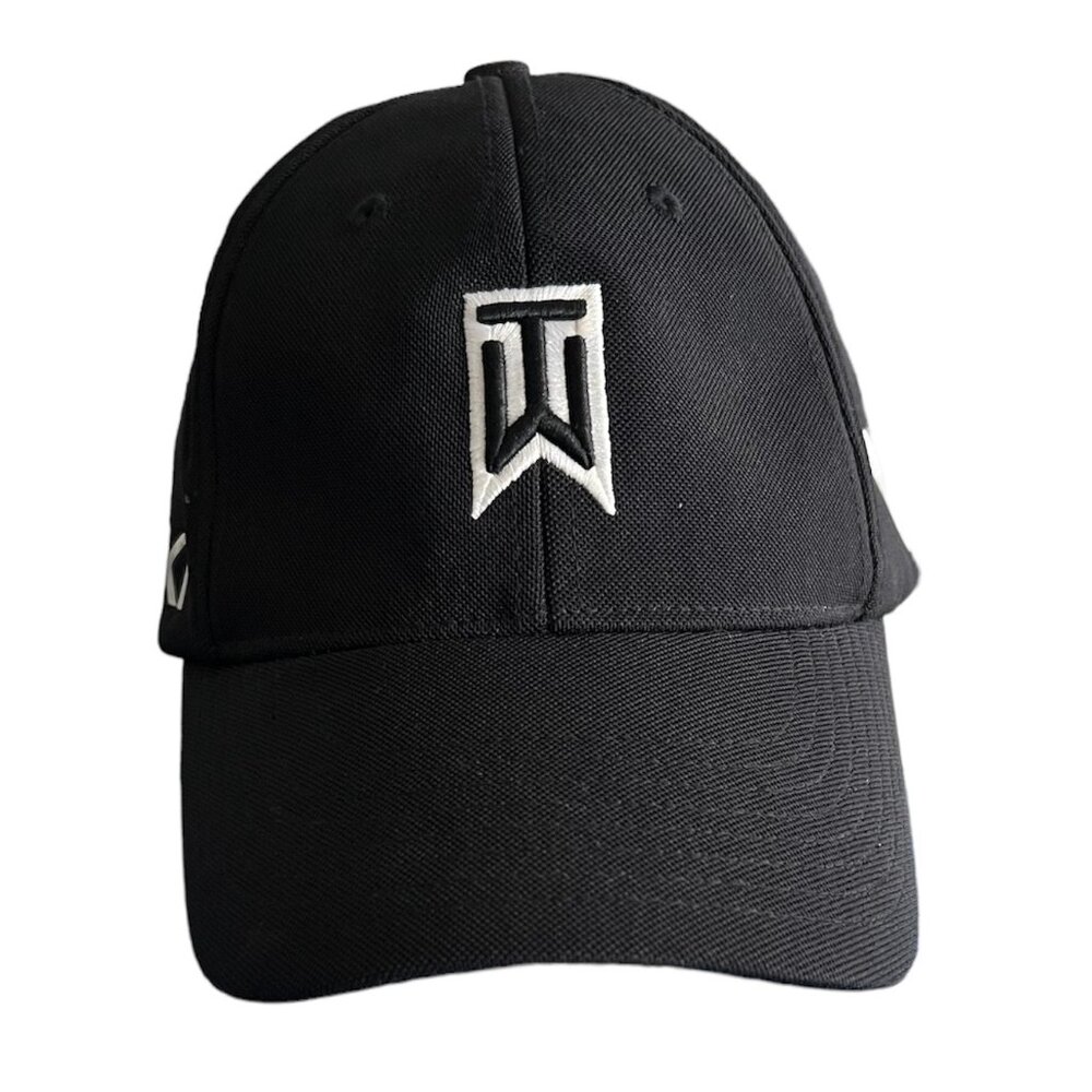 Nike TW Tiger Woods Collection Black Golf Hat 20XI Vr Mesh FlexFit L/XL Tee Club
